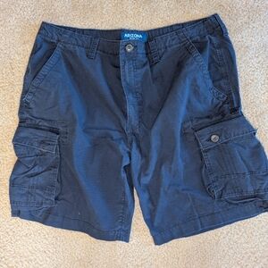 Arizona Jean Company Men's Dark Blue Cargo Shorts